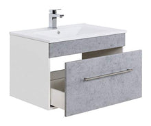 Set di mobili da bagno SANTINI 75 (4 pezzi) grigio cemento