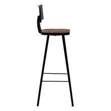 Tidyard Set 3 Pezzi: 1 Tavolo da Bar con 2 Sedie da Bar in Legno Massello di Mango 8455