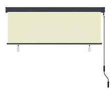 Tenda a rullo esterna 160 x 250 cm, color crema