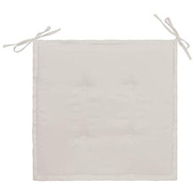 UnfadeMemory Cuscini per Panca da Giardino 2 pz Crema 50x50x3 cm