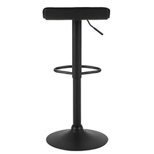 eSituro Sgabelli da Bar in Plastica Alta Regolabile Girevole con Poggiapiedi Gambe in Metallo 2 Pezzi SBST0384-2