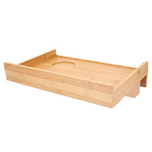 Tabpole - Comodino in bambù, stile semplice, comodino, comodino, organizer per cellulare, tablet, bevande a distanza