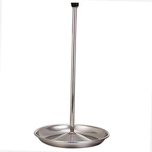 PETSOLA Decanter per Vino Display Staffa Supporto Stendino Barware 35cm - Argento, 35x17cm