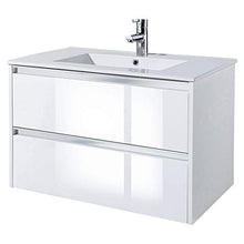 Selsey Antari - Mobile lavabo - mobile bagno - 80 cm - bianco – moderno