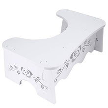 NJYT Sgabello WC, Sgabello WC Accovacciato Bianco Sgabello WC Squat 7 Pollici