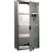 Armadietto per Medicinali Quattro Ripiani in Acciaio Inox 30x12x60 cm