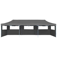 vidaXL Tenda Pieghevole Pop-Up con 5 Pareti Laterali Antracite Gazebo Tendone