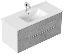 Set di mobili da bagno SANTINI 100 (2 pezzi) grigio cemento
