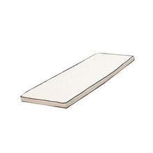 ZOUDIN Swing all'aperto Coperta Panca Cuscino Veranda Vimini Pad-Bianca 100x40cm(39x16inch)