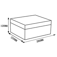 WLMGWRXB Humidor per sigari da Tavolo, Scatola per sigari in Cedro con Vassoio, igrometro in Vetro e umidificatore Rettangolare