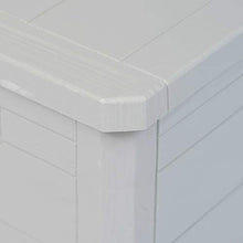 Tidyard Baule in Plastica | 280 L | 117 x 45 x 56 cm | Contenitore per Giocattoli da Esterno Giardino