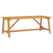 FAMIROSA Set Pranzo da Giardino 7pz in Legno Massello di Acacia