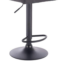 WOLTU BH112an-2 Coppia Sgabelli da Bar Ecopelle Vintage Sedia per Cucina Girevole Antracite