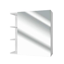 Vicco Armadietto Con Specchio Fynn Specchio per il bagno Bianco Con ripiani