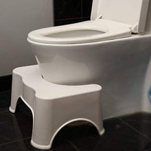 Sgabello pieghevole per la casa, per il bagno, per squat, WC, compatto e portatile, per la casa, bagno, WC (bianco)