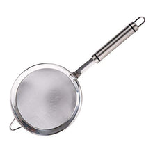 UPKOCH Setacci da Cucina in Acciaio Inossidabile a Maglia fine 3 Pezzi per Cottura Dimensioni s m l