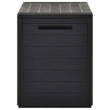 OUSEE Baule da Giardino Antracite 78x44x55 cm