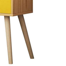 H-CAR Comodino Nordico Comodino a 2 cassetti, Comodino per riporre i mobili della Camera da Letto