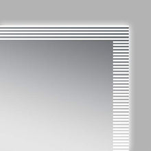 Talos Specchio da bagno con illuminazione, argento, 80 x 60 cm
