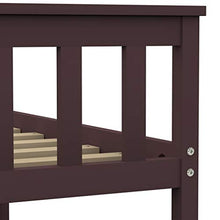 FAMIROSA Giroletto con 4 Cassetti Marrone Scuro Legno di Pino 140x200 cm-0621