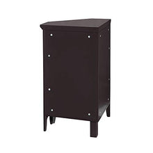 Teamson Home Mobile Bagno D'Angolo Da Legno Armadietto Marrone ELG-596