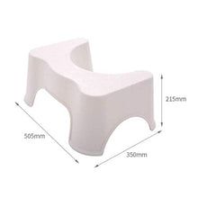 AJH Sgabello per WC Sgabello in plastica Sgabello per lavabo Sgabello per WC da Bagno Sgabello Antiscivolo