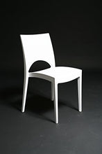 GRAND SOLEIL Sedia Impilabile, Bianco, 51 x 49 x 80 cm