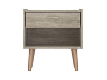 Amazon Basics - Comodino, 48 x 38 x 50 cm, colore marrone