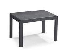 Keter Emily Balcony Set, Set da Esterno con 2 Poltrone e Tavolino, Grafite