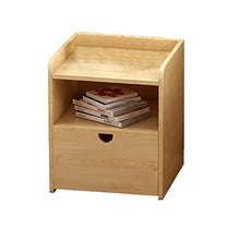 H-CAR Armadietto da Comodino in Legno massello Armadietto da Camera da Letto Minimalista Moderno Semplice, Piccolo armadietto, Comodino