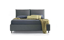 Dimensionecasa.it - Letto Matrimoniale Atelier MOD. Francesca con Contenitore, in Tessuto o Ecopelle - Finiture e Materiali di Massima qualità - 100% Made in Italy - Consegna 3-5 Settimane