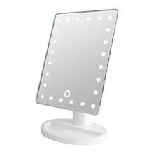 Specchio da trucco, 20 LED 10X manifesto specchio cosmetico touch screen USB ricarica specchio trucco