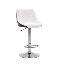 GroBKau - Set di 2 sgabelli da bar con schienale, colore: Grigio