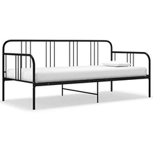 FAMIROSA Divano Letto Telaio Nero in Metallo 90x200 cm