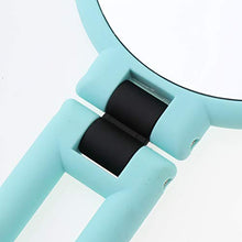 T TOOYFUL Specchio Tenuto In Mano Piegante Porpora & Verde Di 2pcs Con Ingrandimento 15X & Immagine Vera, Specchio Di Rasatura Di Trucco Del Controsof