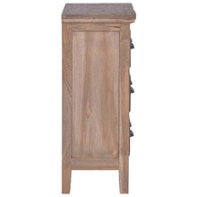 vidaXL - Sideboard mit 3 Schubladen 60x30x75 cm Teak Massivholz