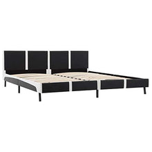SKM Giroletto Nero e Bianco in Similpelle 180x200 cm (28.65kg) Nero