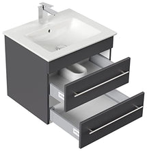 Mobile bagno con lavabo Villeroy & Boch Venticello 60cm antracite satinato