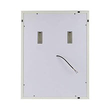 Flyelf 600x800mm Specchio da Parete da Bagno, con Due Altoparlanti Bluetooth, Controllo Tattile Illuminato Dimmerabile