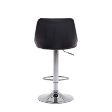 GroBKau - Set di 2 sgabelli da bar con schienale, colore: Grigio