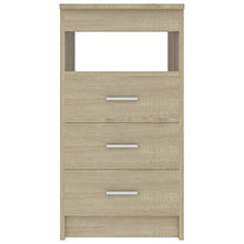 vidaXL - Sideboard mit Schubladen Sonoma-Eiche 40×50×76 cm Spanplatte