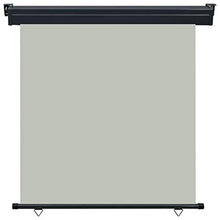 vidaXL Tenda laterale da balcone grigia 170x250 cm