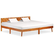 SKM Giroletto in Legno Massello di Sheesham 200x200 cm (28.07kg)