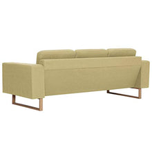 FAMIROSA Set Divani 2 pz in Tessuto Verde-6862