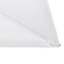 vizzoni Ombrellone Decentrato da Giardino in Alluminio 3x4m Alba Bianco