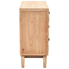 SKM Cassettiera in Legno Massello di Abete 80x36x75 cm