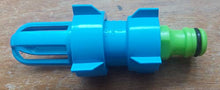 AQWater4all Blue Magic - Adattatore per riempire e Svuotare materassi ad Acqua, con Attacco Compatibile Gardena