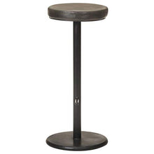 vidaXL Sgabelli da Bar 2 pz Grigio Anticato in Vera Pelle