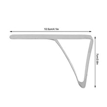 Changor, clip per tovaglia, in acciaio inox, 10,5 x 7 cm