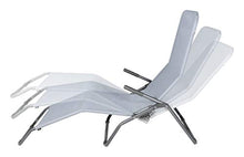 VERDELOOK Lettino Riccione da Spiaggia, 94x58x82 cm, Grigio